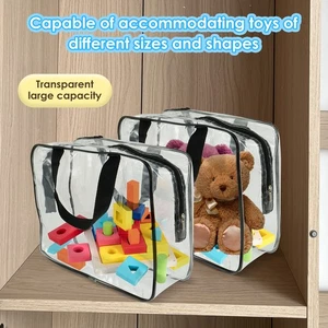 9 Packs Transparent Handheld Toy Organizer Bag Toy Storage Bag for Board ChfHI - Picture 1 of 12