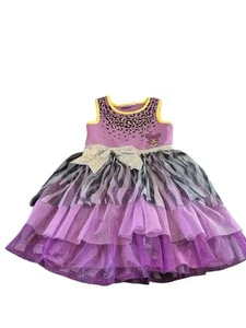 LOL Surprise Sleeveless Tutu Costume Dress | Purple & Yellow | Girls 6/6x - Picture 1 of 5