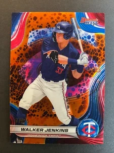 Walker Jenkins 2024 Bowman's Best #TP-11 Minnesota Twins RC Naranja/25 - Imagen 1 de 3