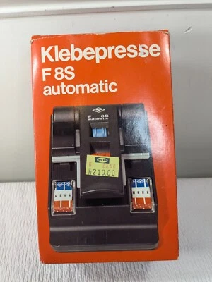 Vintage AGFA Klebepresse F 8S Automatic Super 8 FILM SPLICER Made in Germany - Image 1 of 4
