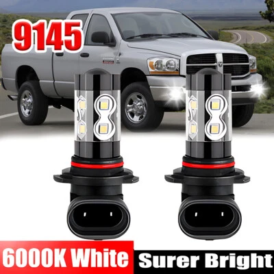 2X Bombillas antiniebla LED 6000K para Dodge Ram 1500 2500 3500 4500 5500 2009-2017 Foto 1 de 4
