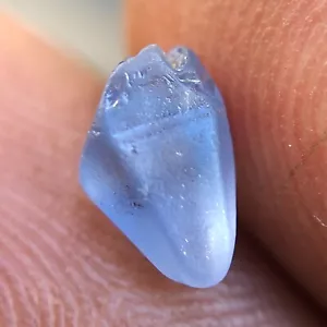 1.40 CT Natural Ceylon Cornflower Blue Sapphire Rough Faceting Unheated Gemstone - Picture 1 of 12