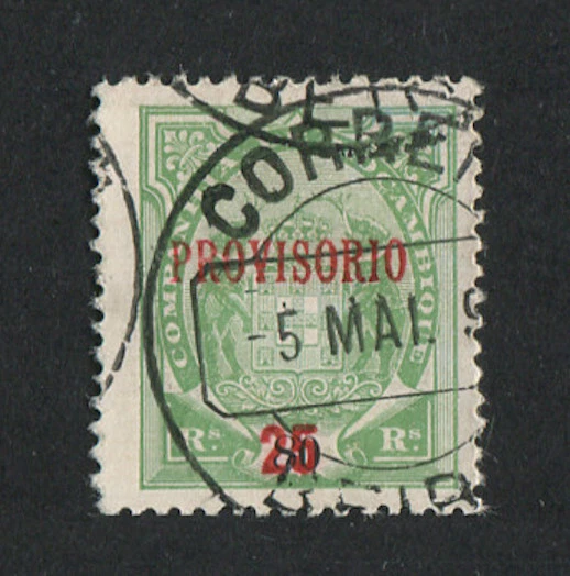 Mozambique Company (Portugal) 1895 Elephants #28 USED, FVF - Image 1 of 1