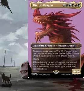 The Ur-Dragon Commander Deck DRAGONS Pre-built MTG Ready-to-Play 100 Cards ALT - Picture 1 of 12