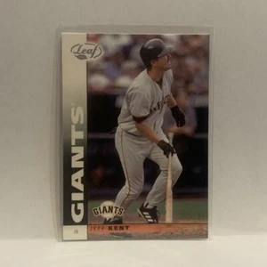 #138 Jeff Kent San Francisco Giants 2002 Donruss Leaf Baseball Card HQ - Picture 1 of 2