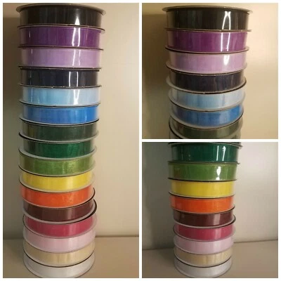 Nicole & Co Ribbon Sheer Organza Ribbon in assorted widths and colors - Image 1 of 4
