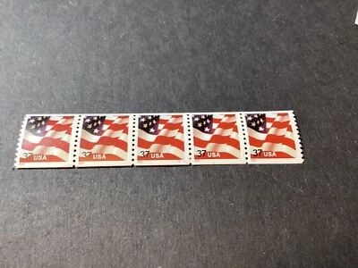 Scott#3632-US Flag PNC5 MNH 37 Cent-2002 (S1111)US - Image 1 of 2