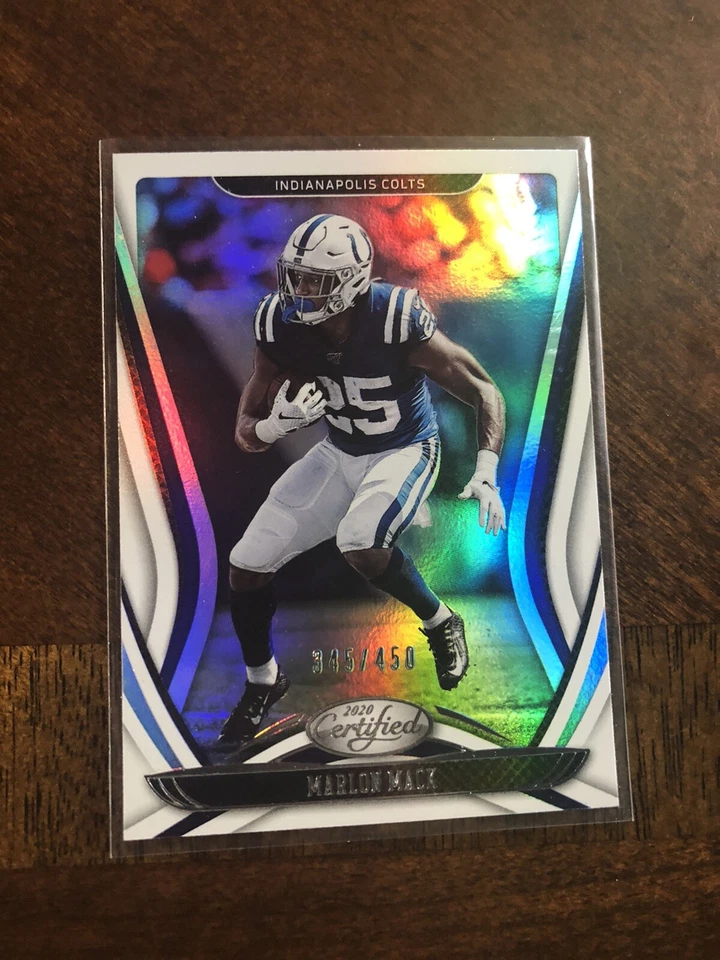 2020 PANINI CERTIFIED SILVER #29 MARLON MACK 345/450 COLTS - Image 1 of 2