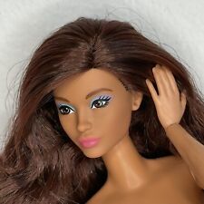 Teresa Lina Face Sculpt Nude Barbie Doll Brunette MTM Jointed Articulated Custom