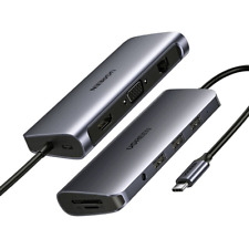 UGREEN USB C HUB 10 in 1 USB Type C to HDMI 4K USB 3.0 VGA PD 3.5mm for Macbook