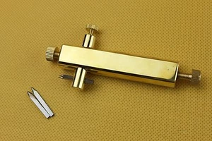 Herramientas para hacer violín/viola, cuchillo ranura purfling de latón, herramientas Luthier - Imagen 1 de 1