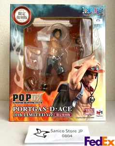 BANDAI One Piece Portgas D Ace 10th Limited Neo-DX (P.O.P.) Limited Reprint - Picture 1 of 19