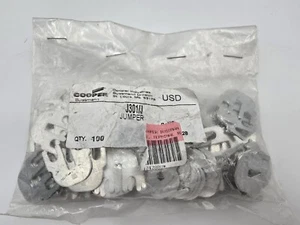 Qty 100 New Bussmann J301/J - Jumper Terminal Block Cooper J301 - ( Eaton ) - Picture 1 of 9