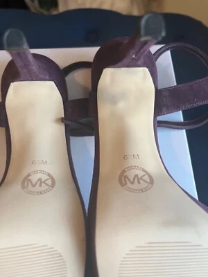 Michael Kors Michael Michael Kors Womens Faye Faux Fur Open Toe Evening Sandals - Image 1 of 4