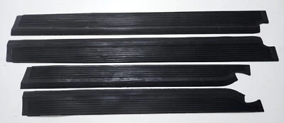 Door Sill Rubber Mat cover Mercedes-Benz W108 W109, 250S 250SE 280S 300SE BLACK Foto 1 de 3