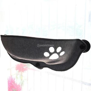 Cat Hammock Window Bed Car Holder Pod Lounger Suckers Warm Bed Seat - Grey - Picture 1 of 7
