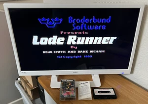 Jeu Ariolasoft Lode Runner Commodore 64 - Rare Fonctionnel -👽👾Idée Cadeau Rétro👾👽 - Photo 1/24