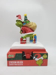 The Grinch Christmas Metal Christmas Stocking Holder, Weighted Dr Seuss - Picture 1 of 10