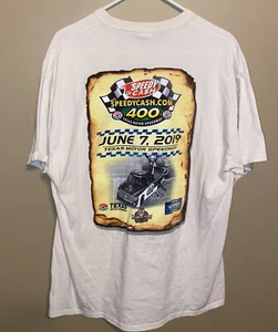Texas Motor Speedway Short Sleeve T-shirt Nascar XL Speedy Cash 400 June 7, 2019 - Picture 1 of 5