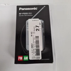 Panasonic RF-P50D Portable AM/FM Pocket Radio (Silver) - *A-GRADE* (FREE SHIP) - Picture 1 of 4
