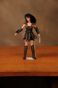 Xena Warrior Princess 12" Action Figure Original Vintage 1998 Toy Biz on Stand - Imagen 1 de 1