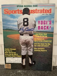 Yogi Berra NY Yankees Signed “Yogi’s Back!” Sports Illustrated Magazine 4/2/1984 - Picture 1 of 1