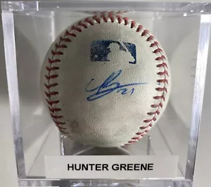 Hunter Greene signed handsigniert ROMLB Batting Practice Baseball - Bild 1 von 5