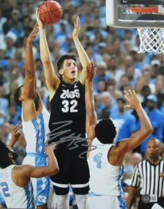 Foto autografiada de baloncesto 11x14 de Zach Collins Gonzaga Beckett - Imagen 1 de 3