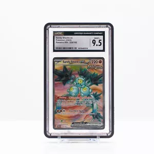 Pokemon Sandy Shocks ex #228 2023 Paradox Rift FULL ART - CGC 9.5 - Picture 1 of 4
