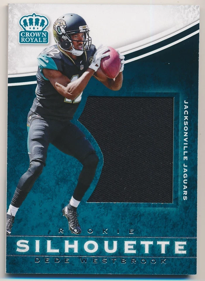 DEDE WESTBROOK #15 2017 Panini Crown Royale SILHOUETTE JERSEY RC JAGUARS - Image 1 of 1