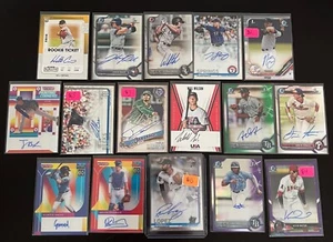 MLB Baseball Auto Rookie Cards - Pablo Lopez, Mead, Parada - /25 /250 Lot of 16 - Bild 1 von 5