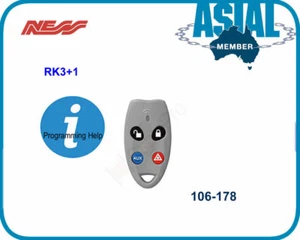 Ness alarm remote RK3+1 Radio Key 106-178 for ness R8 R16 100-067 100-664 - Picture 1 of 1