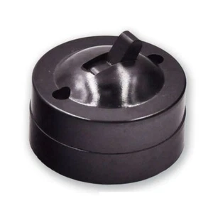 Round Single Control Retro Light Switch Old Fashioned Wall Mount Home Decor - Picture 1 of 5
