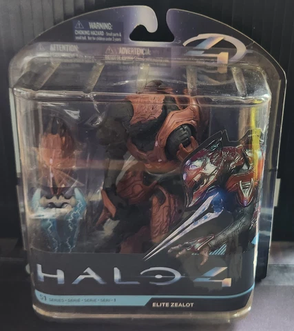 MCFARLANE TOYS 2012 HALO 4 "SERIES 1" ELITE ZEALOT W/ SWORD SEPARATED CLAMSHELL Cover