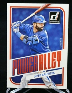 2016 Donruss Power Alley #PA1 Jose Bautista Toronto Blue Jays - Picture 1 of 2