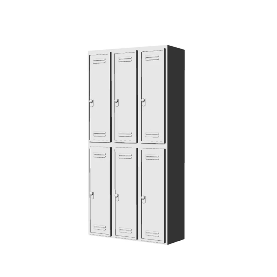 SSMODEL 1:64 Metal Garage Office storage cabinets - Image 1 of 1