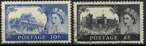 Great Britain Used F-VF Scott #373-374 (2) stamps - Foto 1 di 2