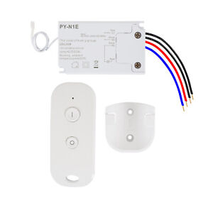 Interruptor Simple con Mando Control Remoto RF Controlador LED ON/OFF por