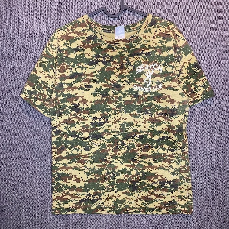 Code V Tshirt Men's Medium Green Camouflage Outdoor Casual Hunt Sport  - Image 1 of 4