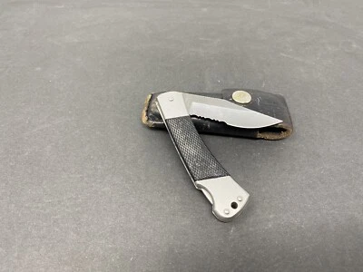 Винтажный нож Kershaw 3320 Black Gulch 1996 Premier Edition с кожаными ножнами - Изображение 1 из 4