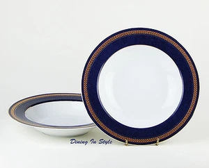 Set of 2 Soup Bowls, Interiors PTS International, Madison Sapphire / Saphire 379 - Picture 1 of 5