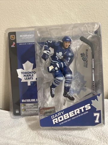 NHL Toronto Maple Leafs #7 Gary Roberts Action Figure McFarlane 2004 NEW Cover