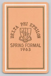 Scambio Card Delta Phi Epsilon Primavera Formale 1963 Nove di Cuori Sorority - Foto 1 di 2