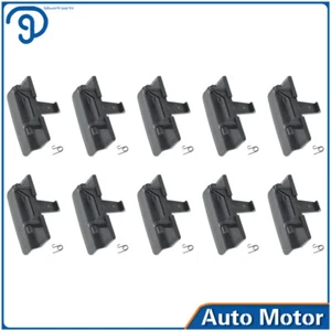 Pestillo de tapa de asiento de consola central de plástico gris oscuro 10 piezas para Ford F-150 2010-18 - Imagen 1 de 13