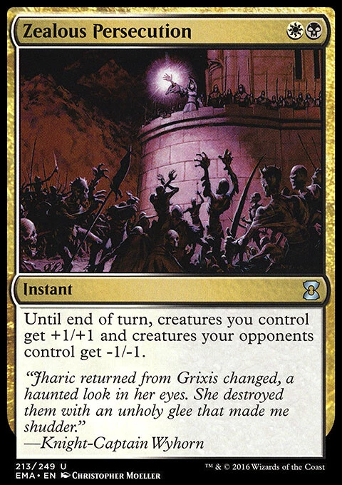 Magic the Gathering MTG Zealous Persecution (213) Eternal Masters   LP - Image 1 of 1