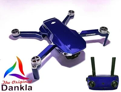 DJI MAVIC MINI - SKIN - METALLIC NIGHTBLUE - Folie / Decal / Wrap / Drohne - Bild 1 von 4