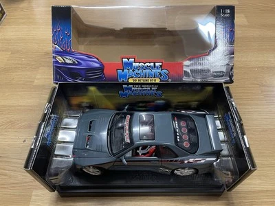 Muscle Machines 1:18 ‘00’ Skyline GT-R Grey - Image 1 of 4