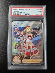 IRIDA GG63/GG70 PSA 9 POKEMON SWSH CROWN ZENITH: GALARIAN GALLERY HOLO - Bild 1 von 2