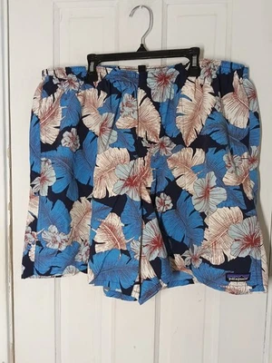 Bañador Patagonia Pantalones Cortos Floral Azul Hombre XXL A6 Foto 1 de 4