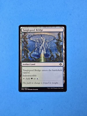 1x Tanglepool Bridge Modern Horizons 2 2021 MH2 Mtg Artifact Land Mana Card 257 - Image 1 of 2